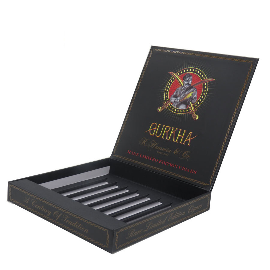 Cigar case printed Paper box Humidors Cigar box custom Cabinet with magnetic closure