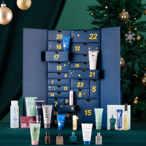 cardboard box with 24 drawers for cosmetic beauty advent calendar packaging gift boxes for christmas