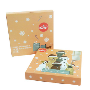 Christmas Countdown folding pet packaging printed logo Advent Calendar Gift Blind Box Package