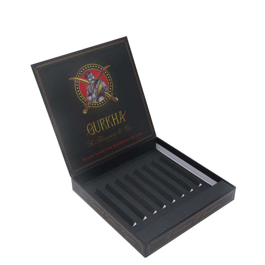 wholesale cigars tobacco box custom small cigar boxes with logo packaging empty 5 cigar sampler kit