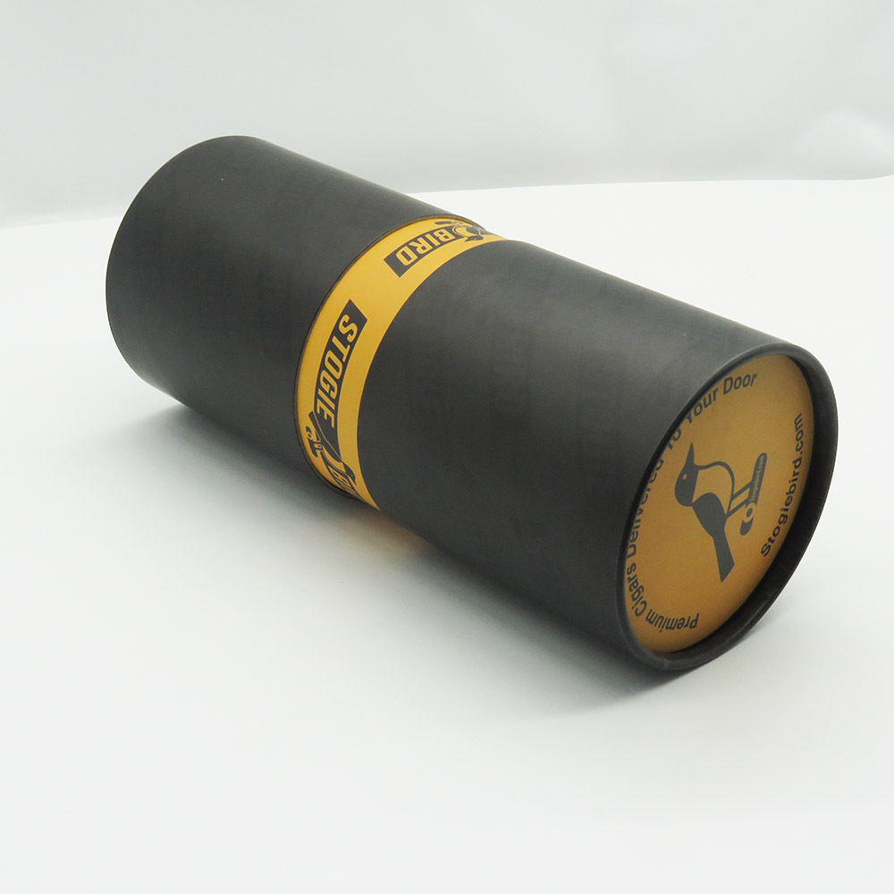 empty custom cigar case tubes wholesale cardboard paper tube box for cigar sampler packaging tube