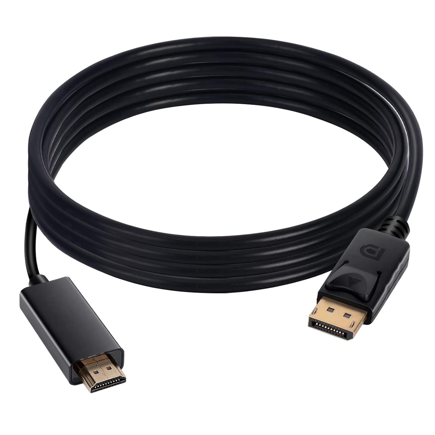 1080P Displayport to HD/MI 1.8M DP Adapter Cable Male To Male for Laptop PC Display Port to 1080P HD/MI Cable