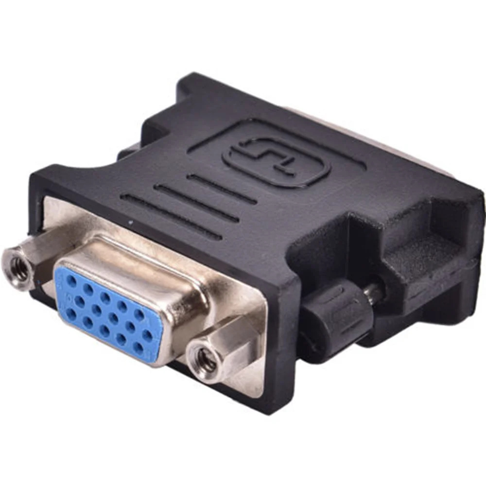 DVI to VGA Adapter Converter DVI 24+5 Pin Male to VGA Female Video Converter For Projector Computer PC