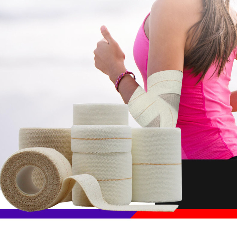 Wrist And Knee Pads Cohesive Bandage Elastic Sports Tape Finger Bandage Gauze Roll Bandage