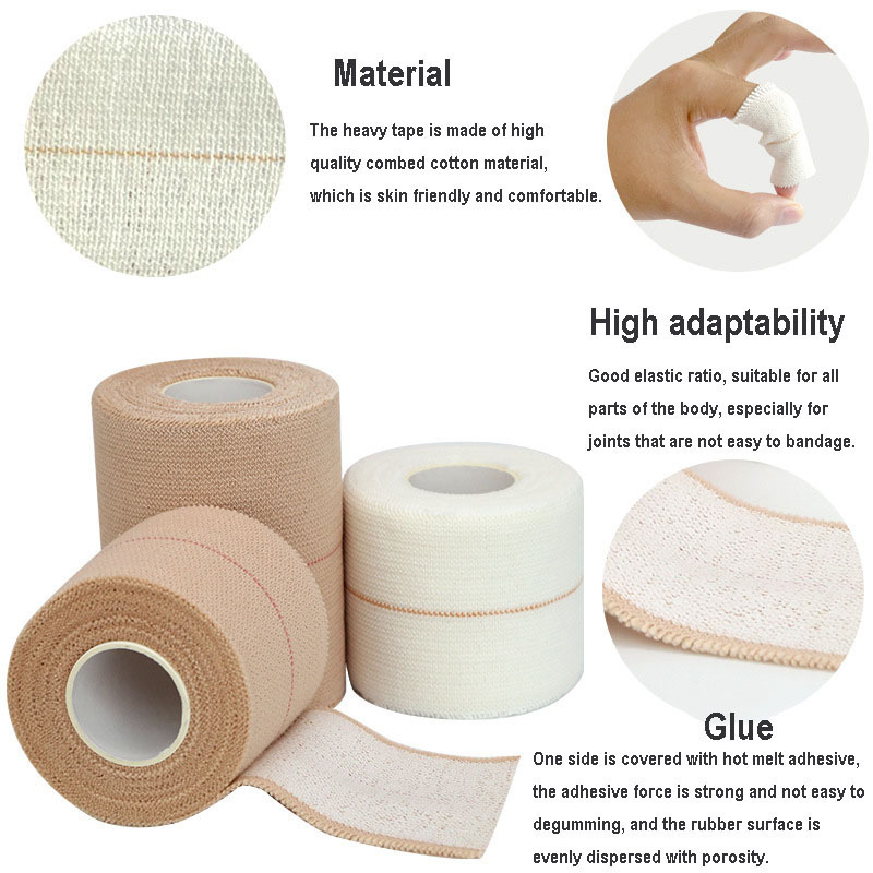 Wrist And Knee Pads Cohesive Bandage Elastic Sports Tape Finger Bandage Gauze Roll Bandage