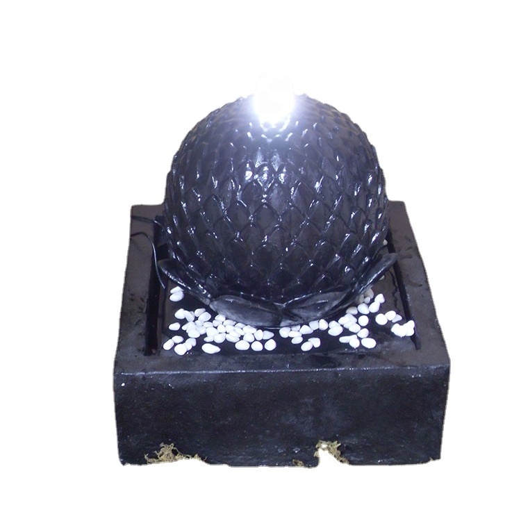 Garden Water Fountain Sphere Decoration Hollow Water Feature Sphere glass sphere ball water fountain