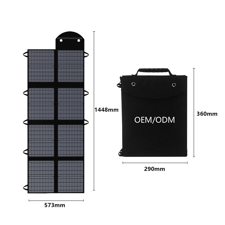 DEMESILO 120W Usb Camping Solar Panel Paneles Solares Plegables Panel Solar Portatil