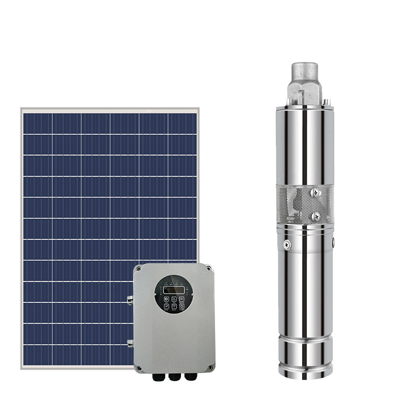 Agriculture Irrigation Bomba De Agua Solar Borehole Water Pump 48V Dc Submersible 500W Solar Power Water Pump For Deep Well