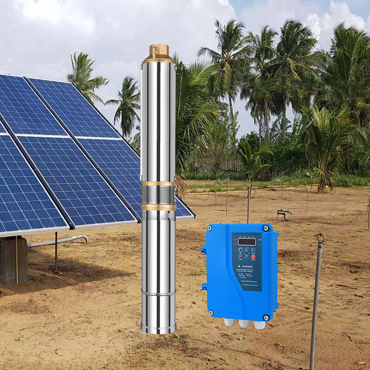 36 Volt 210W Panel Solar Con Bomba Sumergible Pressure Submersible Agricultural Solar Deep Water Pump Kit