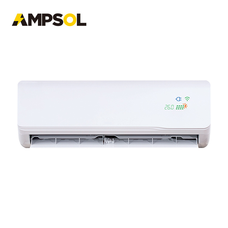 AMPSOL China Aires Acondicionados Con Paneles Solares 24000 Btu 24000Btu Hybrid Ac Dc Solar Powered Air Conditioner