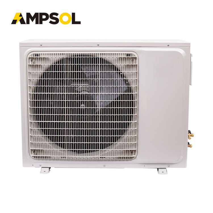 AMPSOL China Aires Acondicionados Con Paneles Solares 24000 Btu 24000Btu Hybrid Ac Dc Solar Powered Air Conditioner