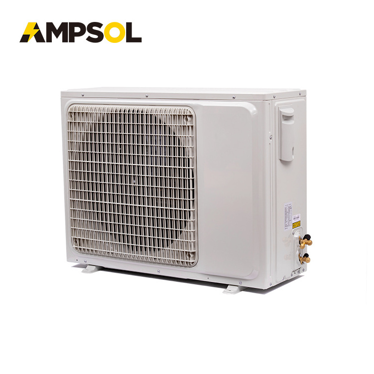 AMPSOL China Aires Acondicionados Con Paneles Solares 24000 Btu 24000Btu Hybrid Ac Dc Solar Powered Air Conditioner