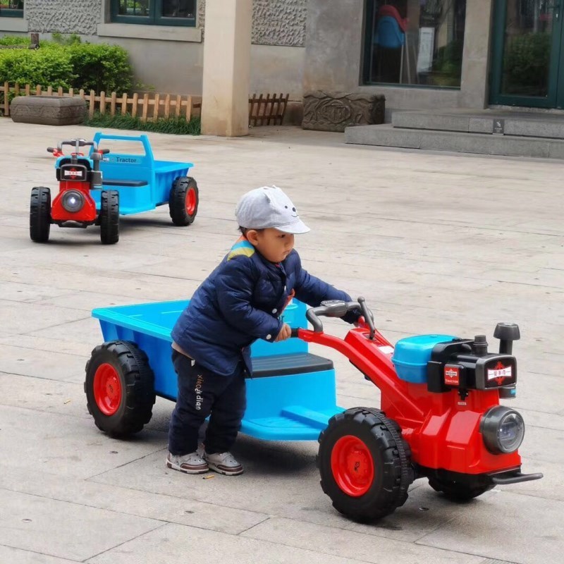 Newest model music light remote control 12v battery powered baby can sit ride on style kids electric car children tractor