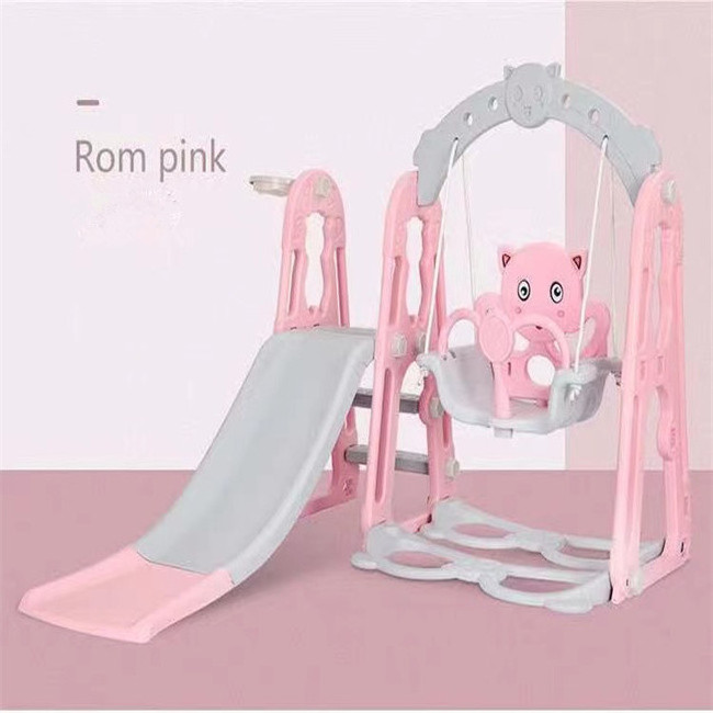 Children Plastic Slide and Swing Toys Kids Slides Indoor Plastic for Baby Playground Equipment