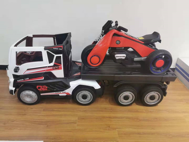 2020 12V Kids Electric Truck 8 wheels / big kid car to drive/child ride on car kids electric with remote control