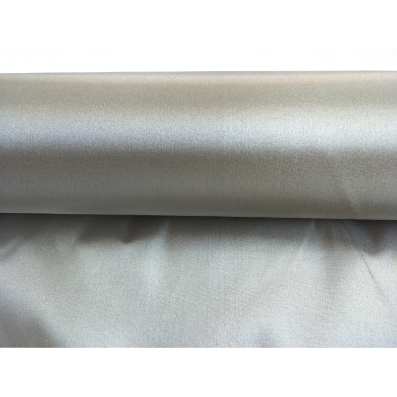 New Anti-microbial Knitted Silver Fiber Fabric EMF Shielding Radiation Protection Silver Conductive Fabric For Clothing