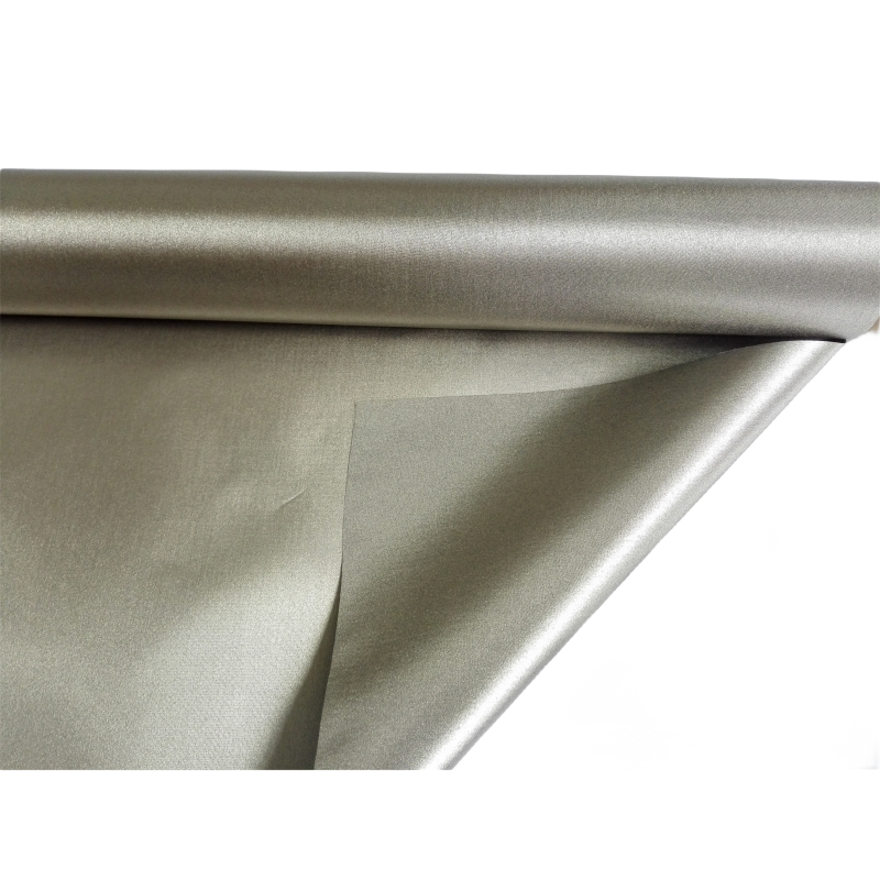 New Anti-microbial Knitted Silver Fiber Fabric EMF Shielding Radiation Protection Silver Conductive Fabric For Clothing