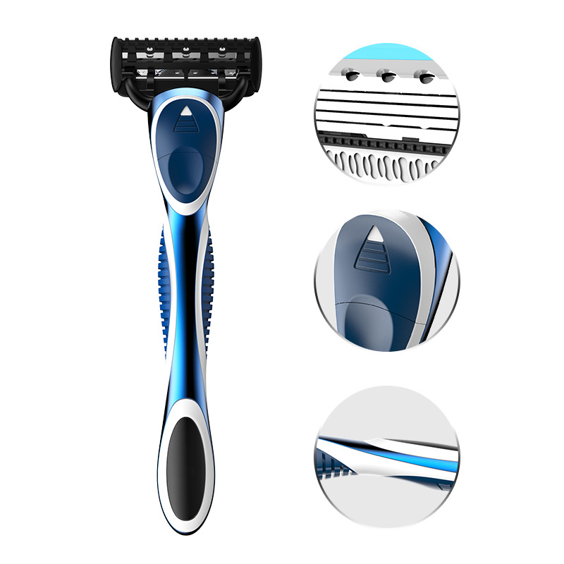 5 Blade Razor Shaving Knife Handle Razors 5 Five Blade Cartridge System Razors Recycle Metal Stainless Steel +ABS