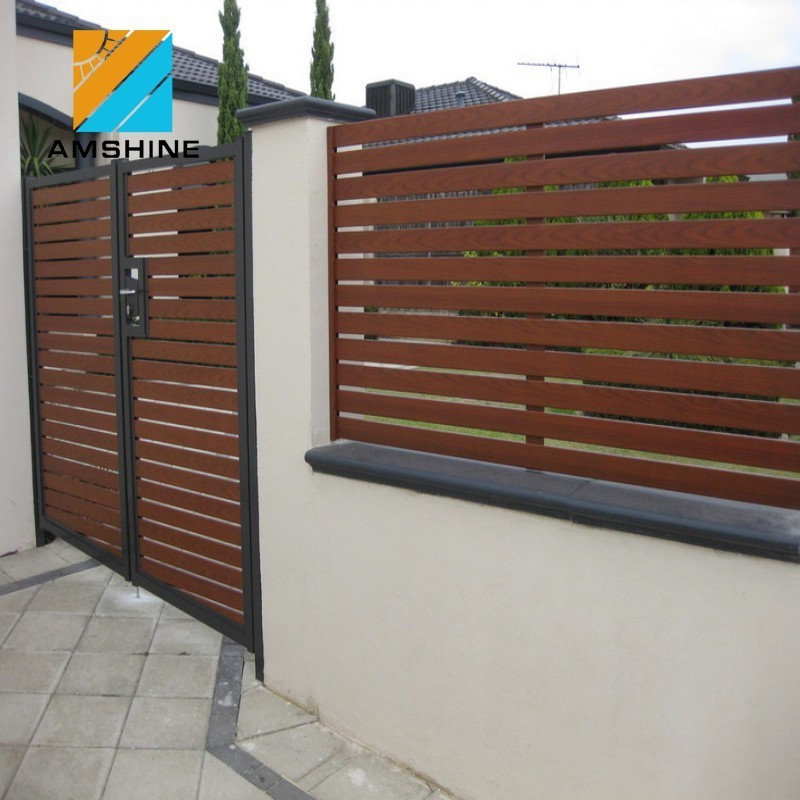 House aluminum gate fence privacy cheap balcony metal fence post garden used pools fencing for sale