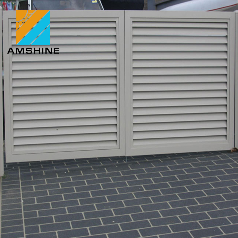 decorate shutter sunshade aluminum louver slat fence for balcony