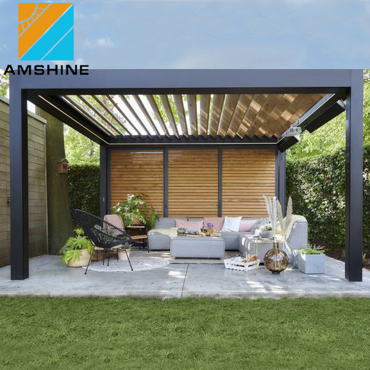 Commercial Luxury Pergola Garden Furniture Pool Shade Cover Outdoor Terrace Pergola Gazebo