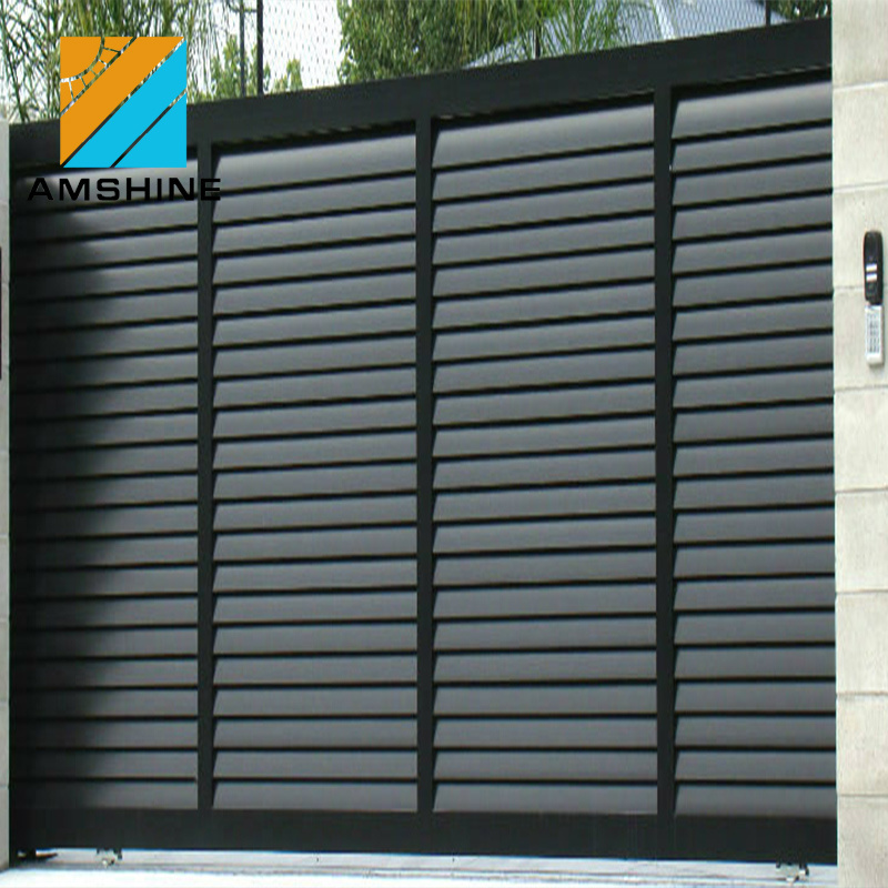 decorate shutter sunshade aluminum louver slat fence for balcony