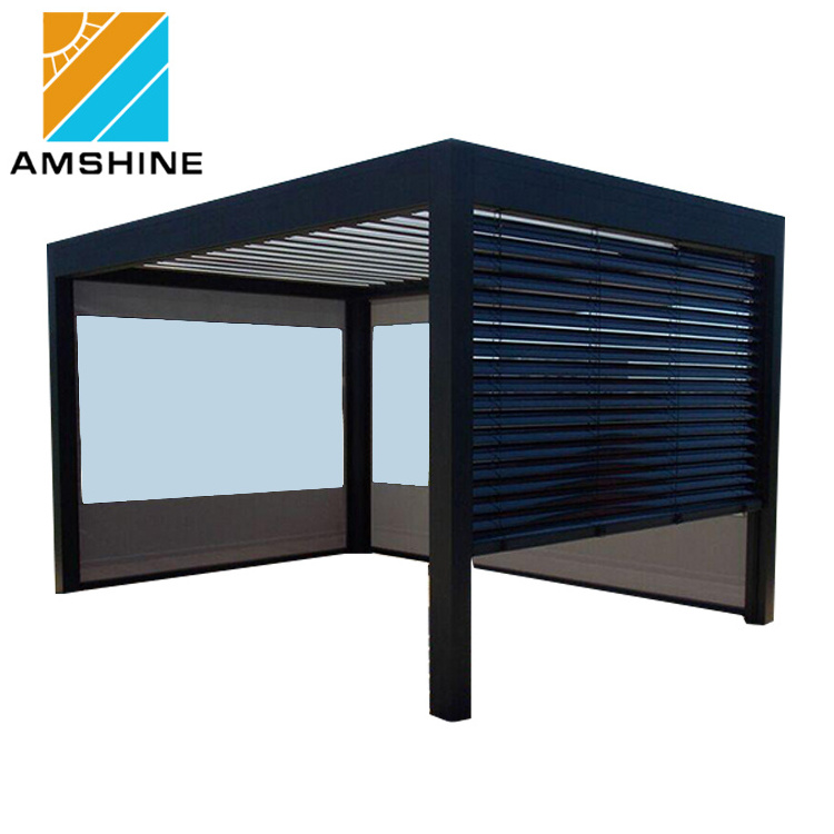 OEM Waterproof Electric Gazebo Outdoor Aluminum Pergola Customized Size Pergola Aluminium