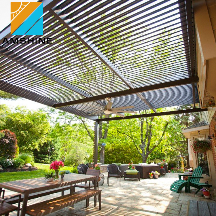 Outdoor opening gazebo automatic aluminum pergola canopy roof gazebo parts