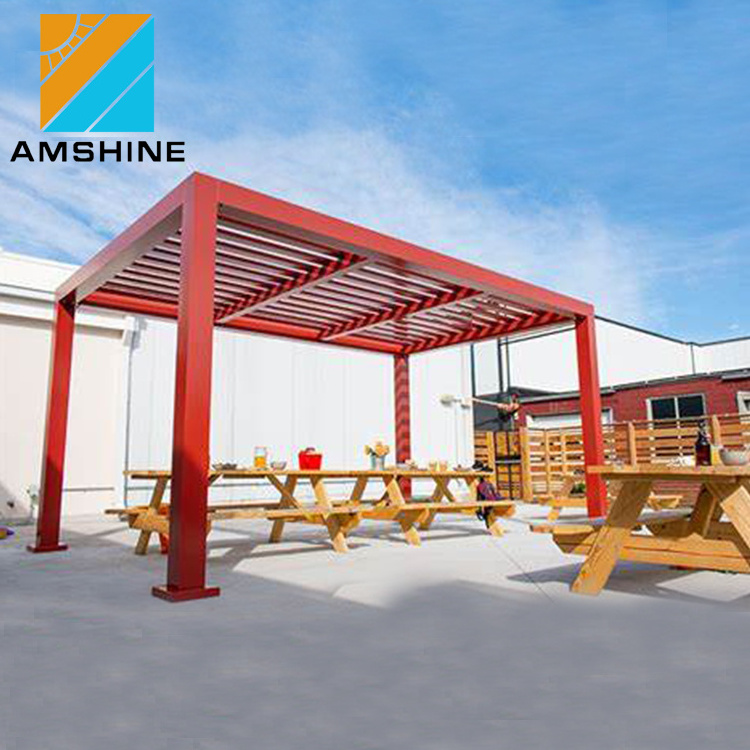 Outdoor garden sets decorative waterproof aluminum patio roof awning canopy system