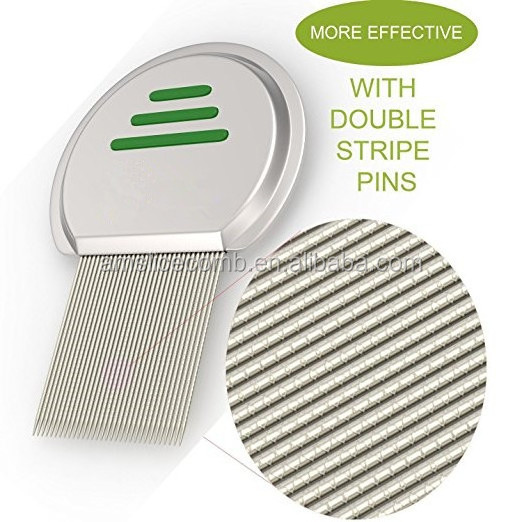 Anti louse Stainless Steel Metal Head Lice Comb for kids