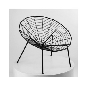 Spider Cage Design Metal Iron Chair Home Garden Living Room Decorative Chair Metal Furniture Classic Design Bar Chair