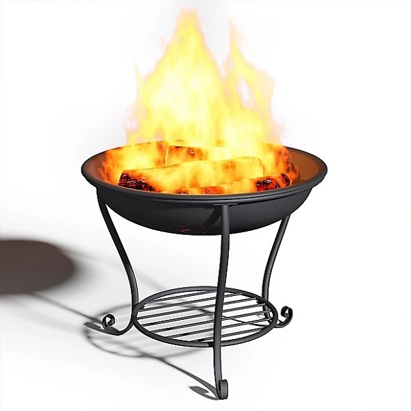 Latest Design Metal Fire Pit Indoor And Outdoor Cast Iron Fire Pit Solid Iron Fire Bowl For Garden Usage