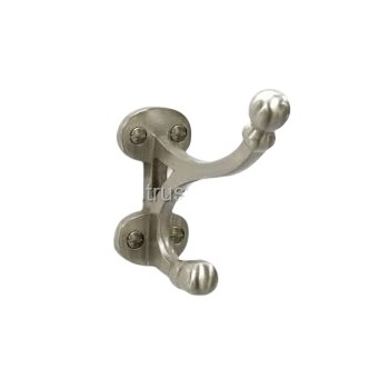 Manufacturer and Wholesaler Brass Fancy Wall Hooks for Bathroom Wall Decorative Double Wall Hook Metal