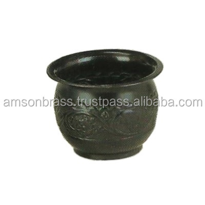 Cactus Plant Decorative Small Planter Pot Antique Finished Flower Pot & Planter Round Shape Outdoor Planter