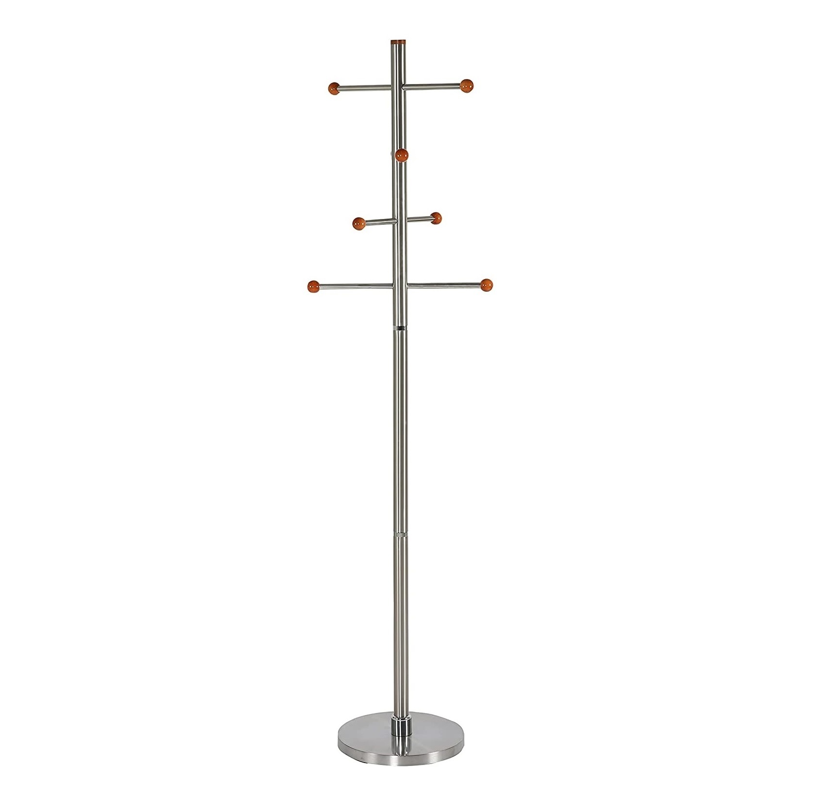 Iron Coat Racks Freestanding Standing Hat Rack Stand Eight Hooks Can Hang Coats Hats Umbrellas Clothes Scarves for Home