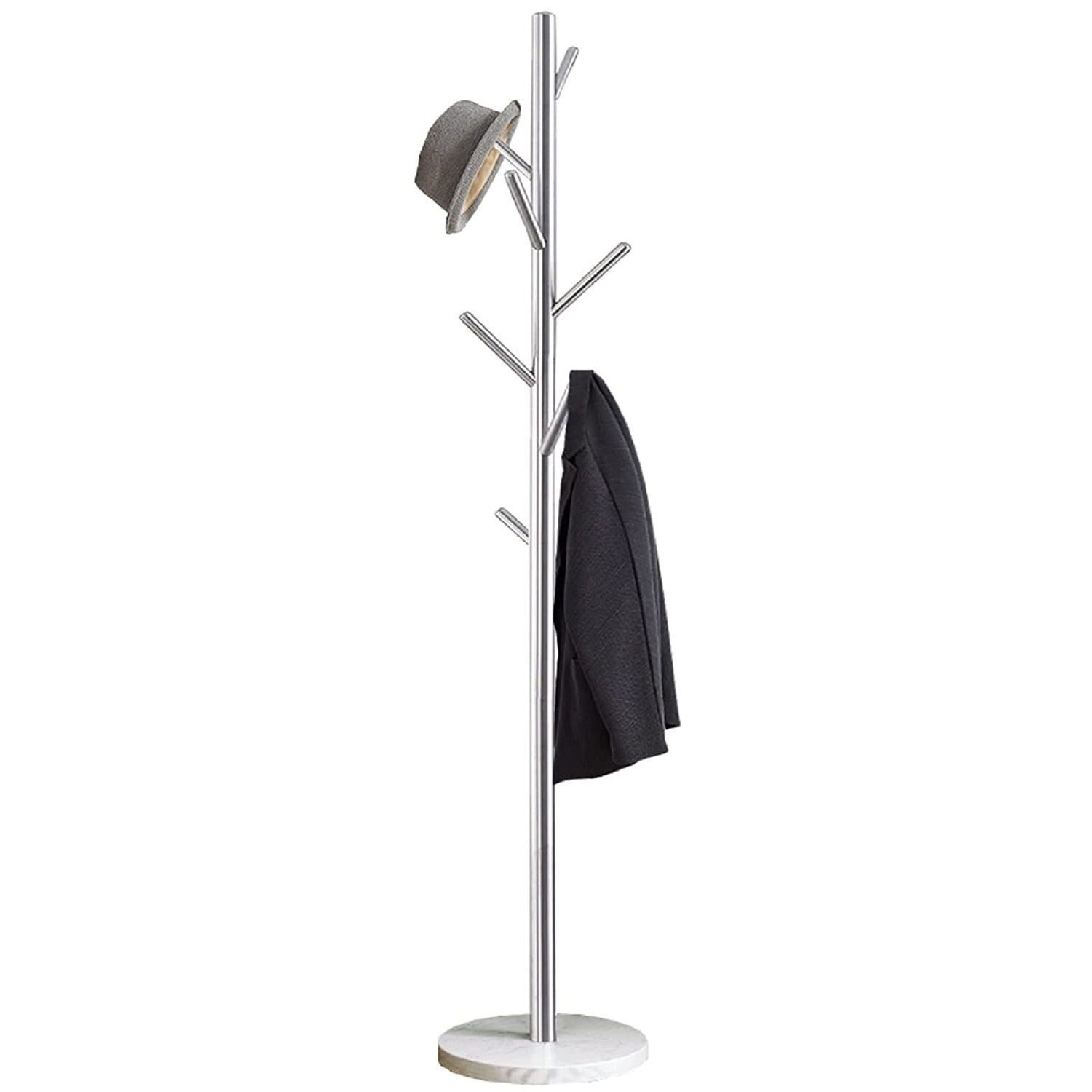 New Design Tree Shaped Metal Coat Rack Industrial Style Floor Free Standing Hat Hanger Hanging Stand Coat Rack