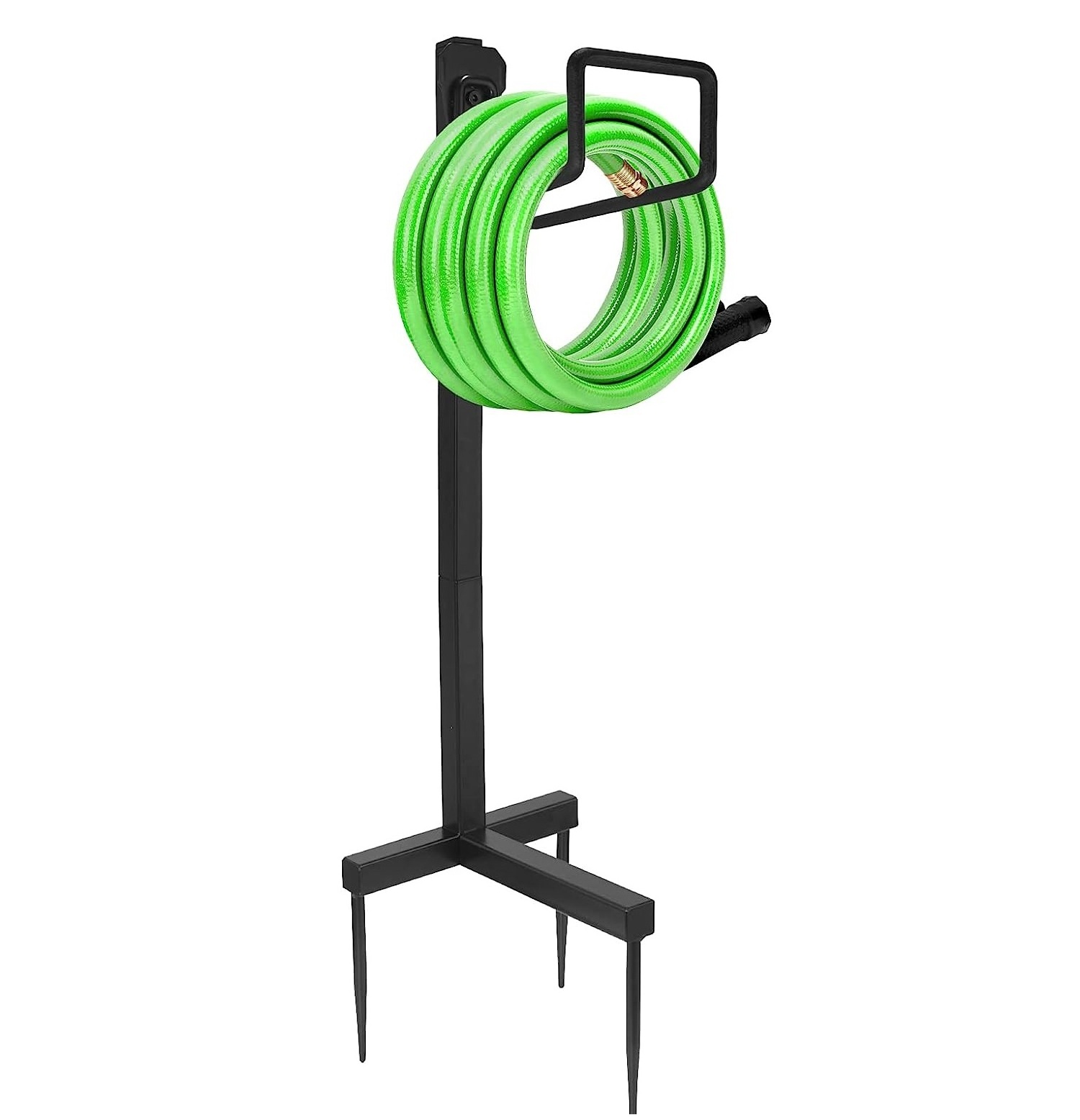 Hot Sale Coil Antique Heavy Duty Handcraft New Product Eco-Friendly Free Standing Metal Hose Holder for Garden Decoration