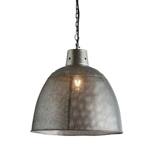 Traditional Design Kitchen Silver Pendant Light Vintage Industrial Hanging Farmhouse Adjustable Metal Chandelier Pendant Light