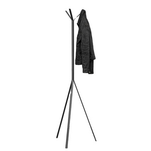 Simple Design Coat Hanger Floor Coat Stand Metal Clothes Coat Rack Gold With Marble Base For Living Room And Bedroom