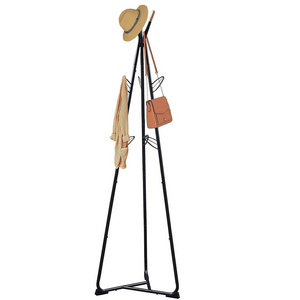 Handmade Bedroom Simple Coat Rack Portable Metal Standing Coat Hangers Household Coat Stand With Hooks Rack