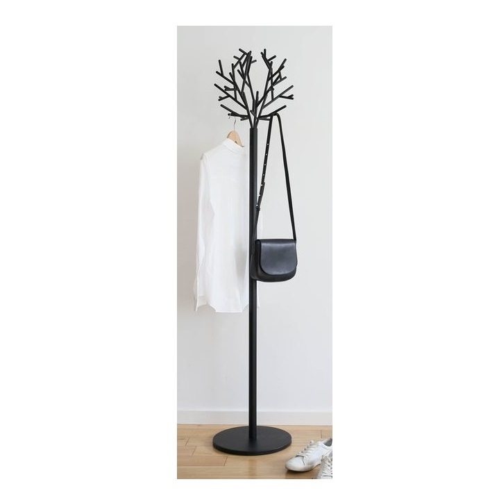 Handmade Bedroom Simple Coat Rack Portable Metal Standing Coat Hangers Household Coat Stand With Hooks Rack