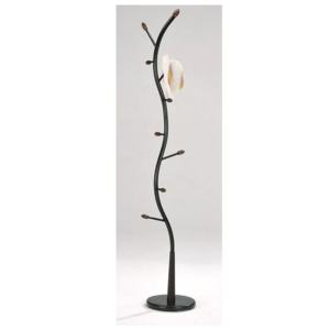 Traditional Design Customized Size Black Coat and Clothes Stand Home Appliance Coat Holding Rack For Office and Home