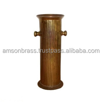 Luxury Umbrella Stand Home and Hotel Storage Rain Gear Decorative Handmade Brass Umbrella Stand Handmade Designer Umbrella Stand