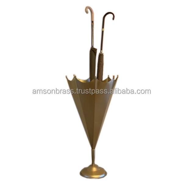 Luxury Umbrella Stand Home and Hotel Storage Rain Gear Decorative Handmade Brass Umbrella Stand Handmade Designer Umbrella Stand