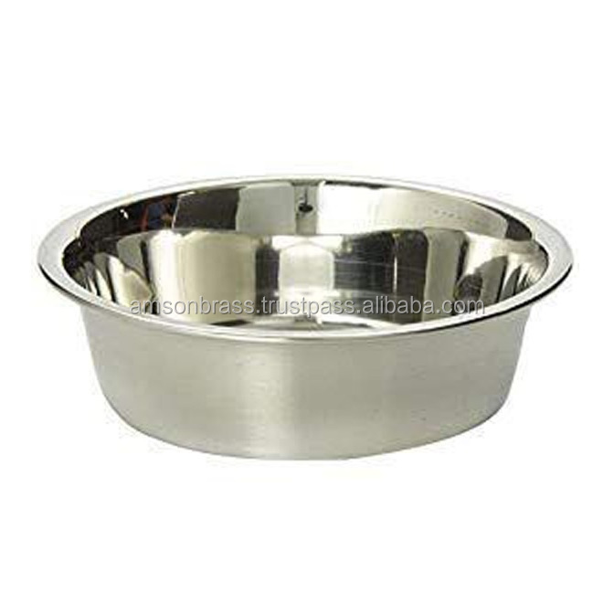 Stainless Steel Dog Bowl Feeding Food & Water Bowl Seed Bird Feeder Mixed Small Traditional Dog Metal Bowls