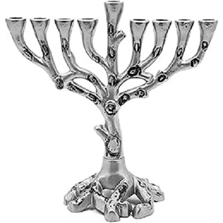 Tree of Life Home Decoration Menorah Candle Holder Jewish Menorah Candle Holder Hanukkah Candlestick Holder