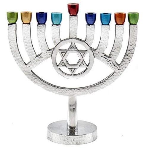 Tree of Life Home Decoration Menorah Candle Holder Jewish Menorah Candle Holder Hanukkah Candlestick Holder