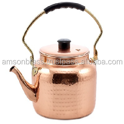 Traditional Copper Tea Kettle Made in India