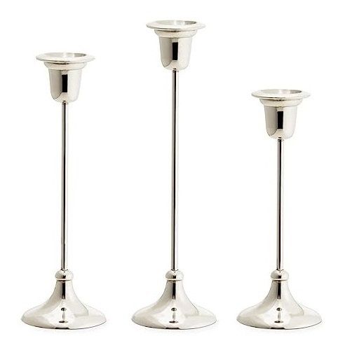 Iron Taper Candle Holder for Wedding Dinner Party Table Centerpiece Black Coated Finished Metal Tall Candlestick Holders