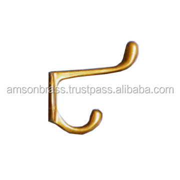 High Quality Brass Classic Door Hooks Metal Brass Decorative Brass Hook  Manufacturer Cloth Hanging Hook